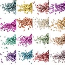 1,000 Little Metallic Galvanized Miyuki Delica 11/0 Round Shiny Glass Seed Beads
