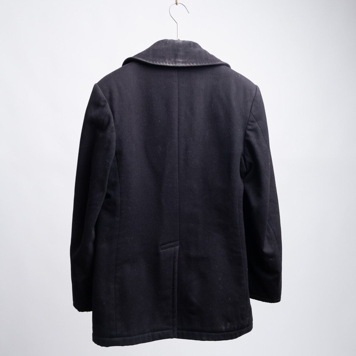 Vintage 60s US Navy USN Wool Pea Coat - Size Small 40 chest