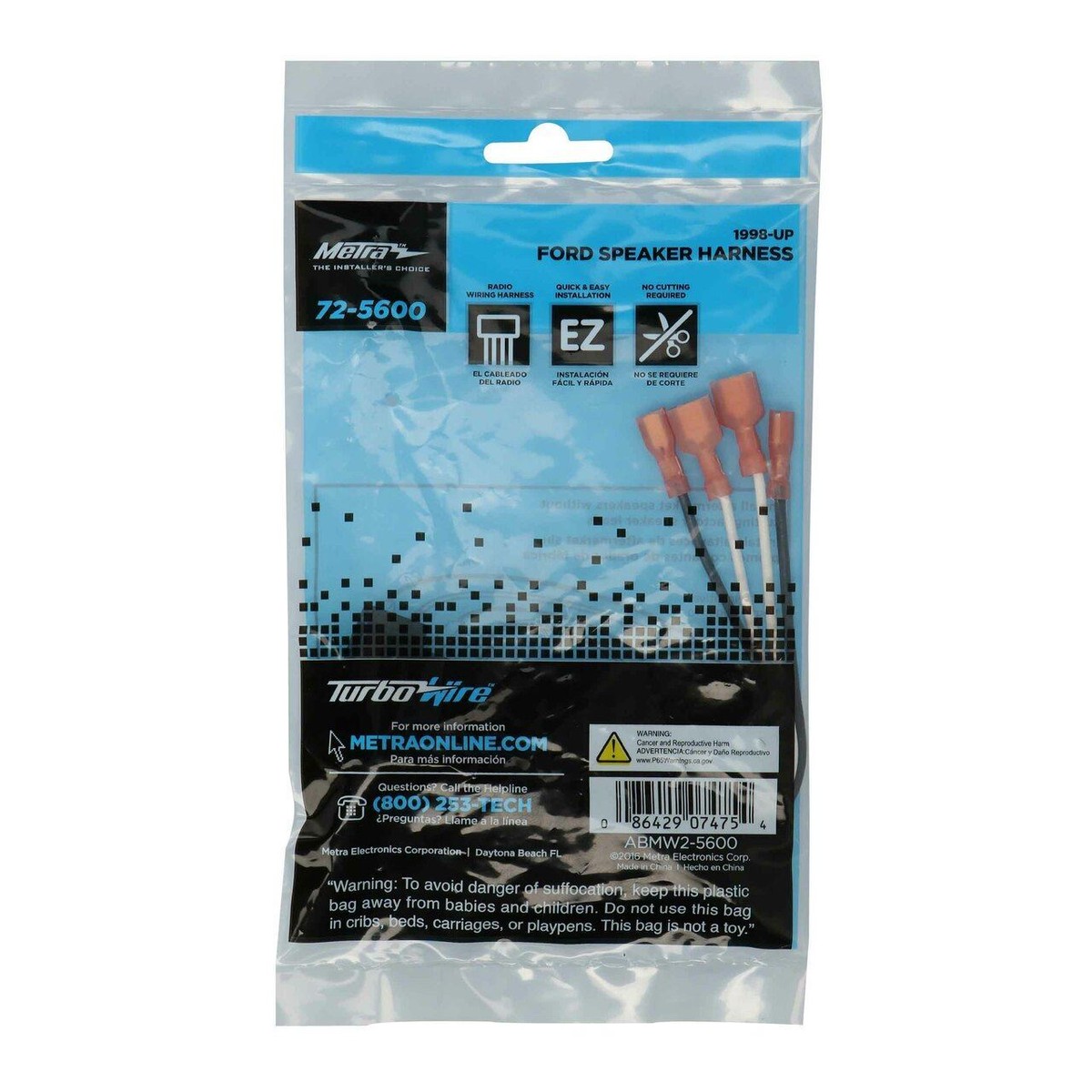 Metra 72-5600 Speaker Wire Harness Adapter For Select Vehicles | eBay