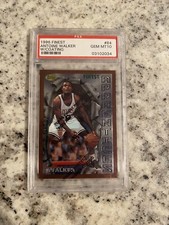 PSA 10 1996-97 TOPPS FINEST ANTOINE WALKER #84 GEM MINT ROOKIE CARD RC 1996 READ