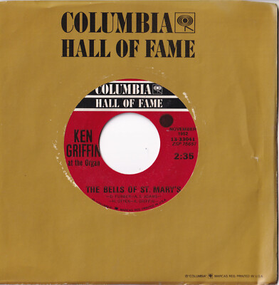 Ken Griffin - The Bells Of St. Mary's / You Can't Be True, Dear 7'' 45 near mint