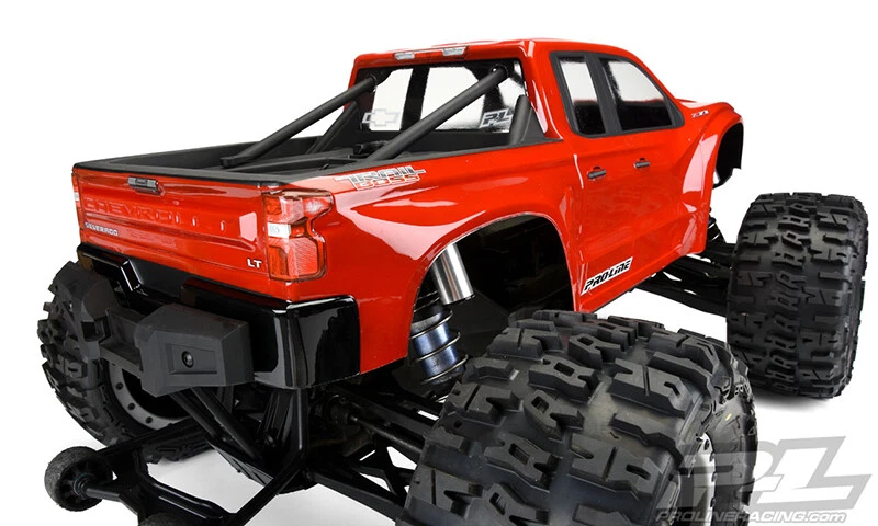 Pro-Line 3507-17 Pre-Cut 2019 Chevy Silverado Z71 Trail Boss Clear Body : X-Maxx - Image 3 of 4