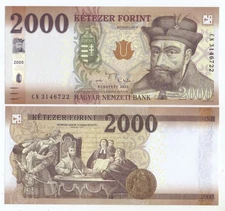 Hungary 2000 forint 2025 UNC