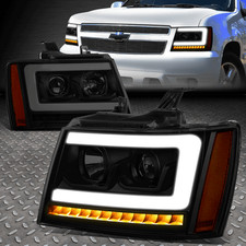 3d Led Drlsequential Signalfor 07-14 Tahoe Suburban Projector Headlight Lamps