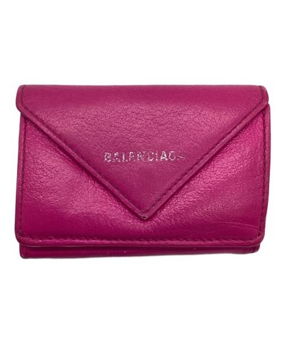 BALENCIAGA Compact Wallet Shocking Pink 391446・5514・V・555583