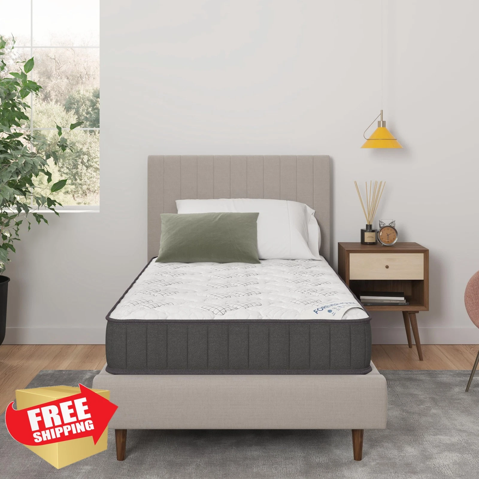 Ottomanson Twin Mattress 9" Medium Firm