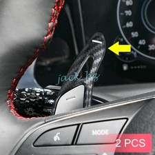 For Hyundai Sonata Tucson Steering Wheel Paddle Shift Extend Carbon Fiber Look