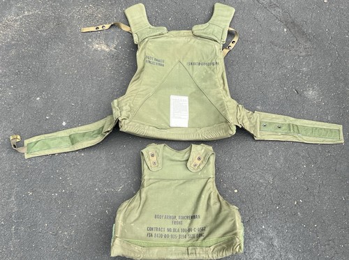 Aircrew Chicken Plate Body Armor Vietnam Era Size Long Army Airforce Navy Marine