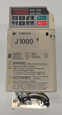 Yaskawa CIMR-JC2A0006BAA J1000 Variable Frequency Drive Excellent Used Condition