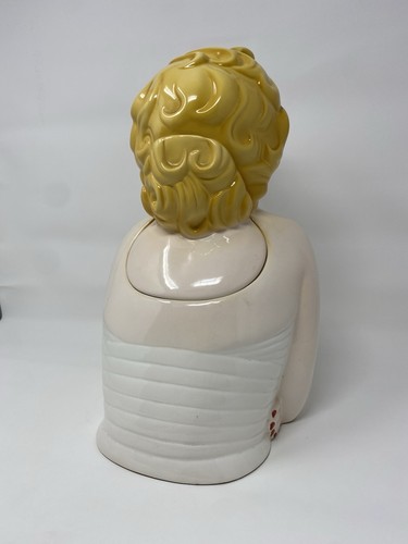 Biscottiera ceramica Marilyn Monroe vintage - icona bionda Hollywood da collezione - Foto 4 di 6