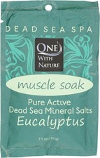 Eucalyptus Dead Sea Bath Salt Packet, 2.5 OZ