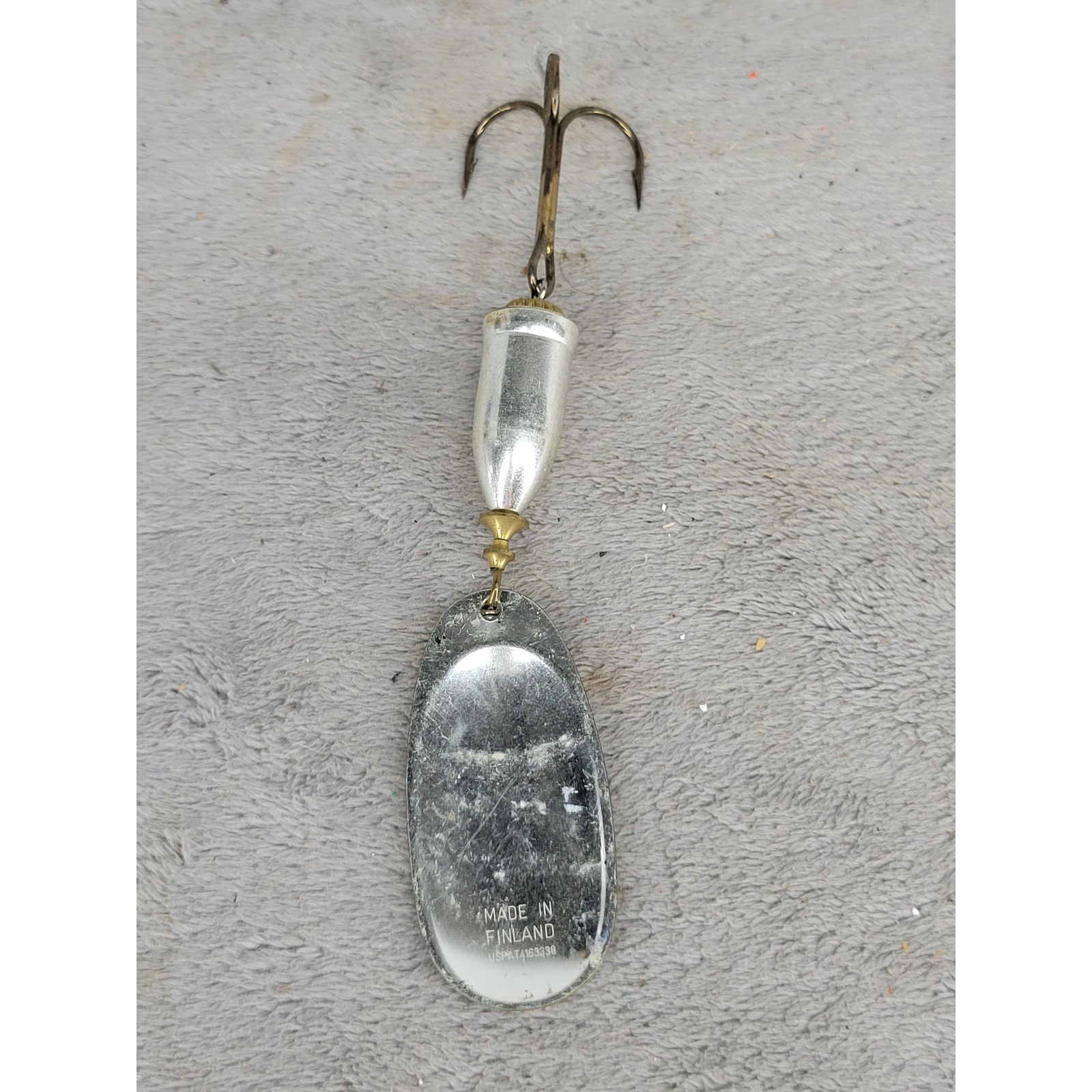 Blue Fox Super Vibrax 6 Silver Inline Spinner Fishing Lure Made in Finland 4.5in - Image 3