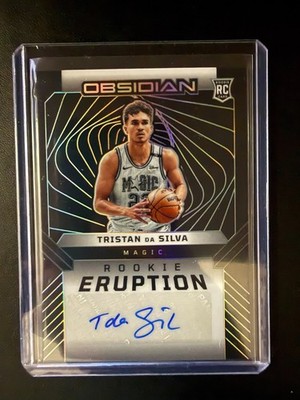 2024-25 Obsidian Tristan Da Silva Rookie Eruption Autograph Black 103/149