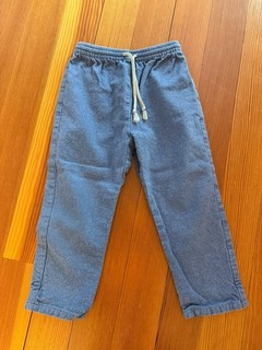 Boys Oso & Me size 4 Bowie pull on pants with drawstring blue