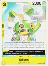 Edison OP13-102 Awakening of the New Era Common NM One Piece TCG