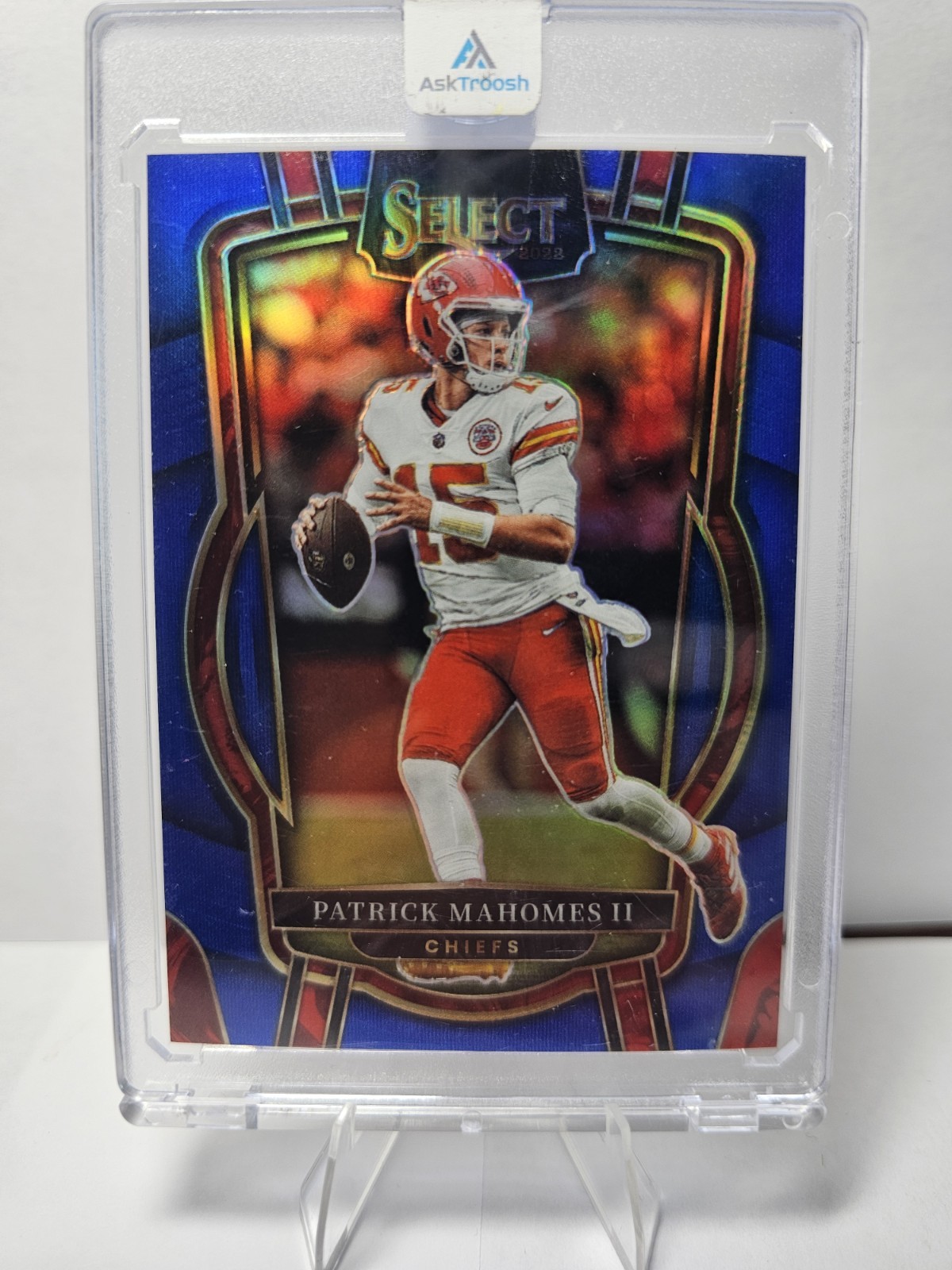 2022 Select Patrick Mahomes II Blue Prizm /99 #251