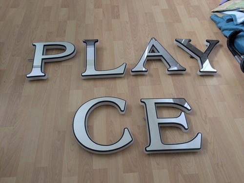 Custom 24V Marine Illuminated Letters, yacht letters