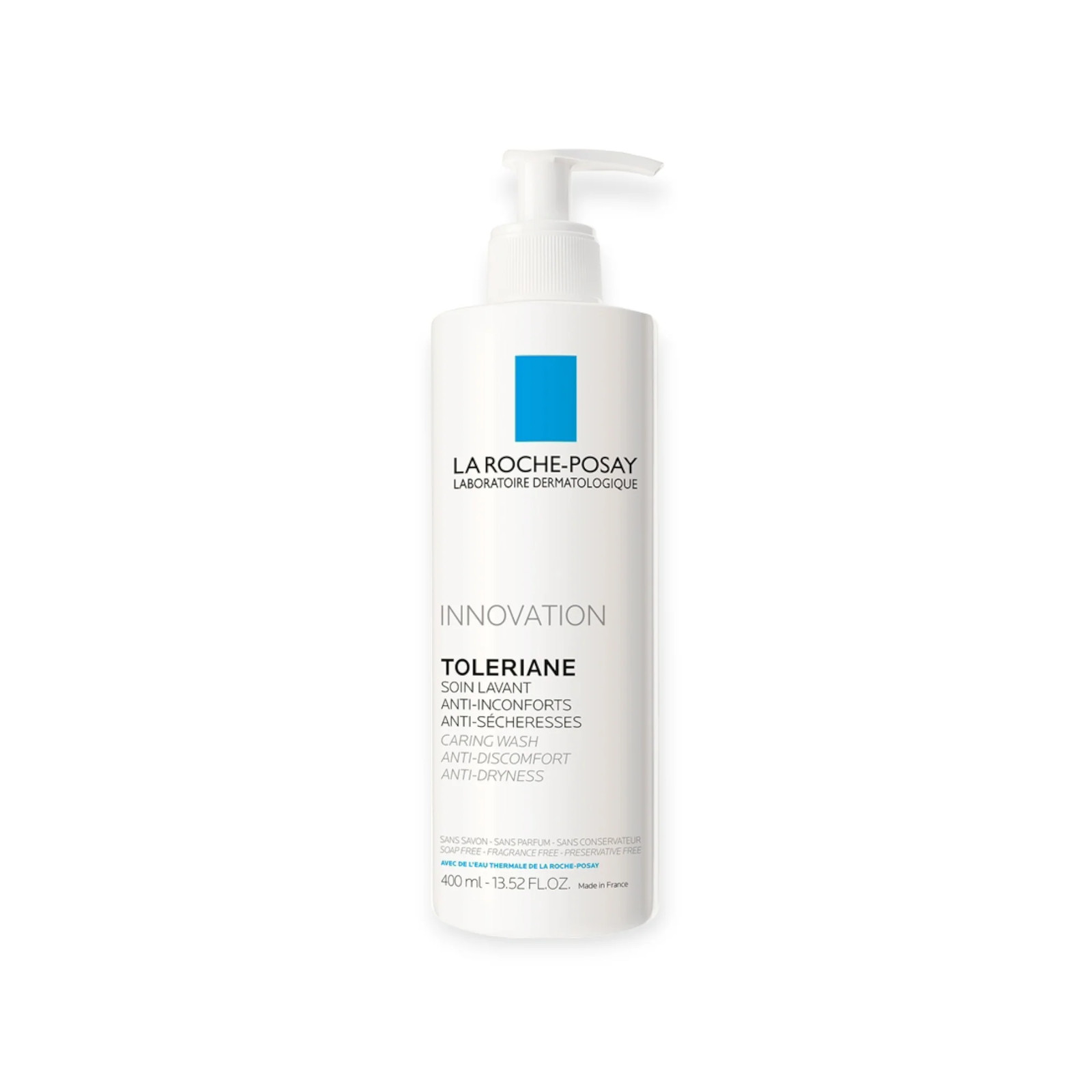 La Roche-Posay Toleriane Soin Lavant crème nettoyante visage peaux sèches 400 ml