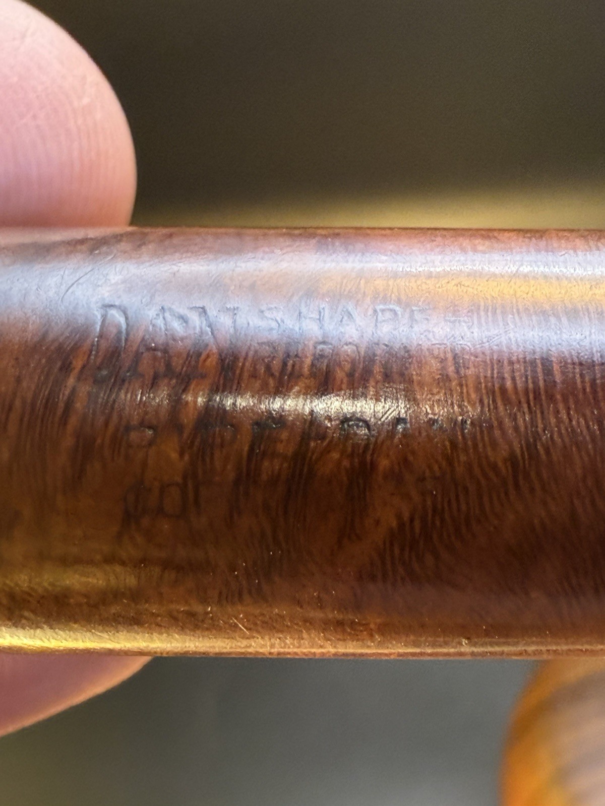 Vintage Pipe Dan Shape Reformed Author Tobacco Pipe