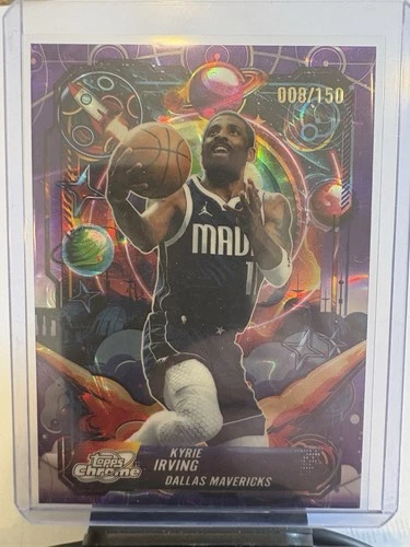 2025-26 Topps Cosmic Chrome Kyrie Irving Propulsion PRP-11 Purple /150 Mavs