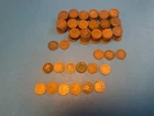 Indian Head Penny Lot of 187 with some from 60s and  Flying Eagles &1869 indian