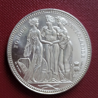 Crown 1817 United Kingdom Georg III. Nachprägung