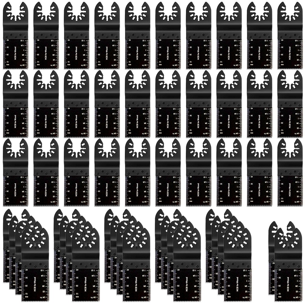 52Pcs Cutting Metal Multi Tool Blade Set For Dewalt Bosch Makita Oscillating Saw