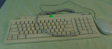 Vintage Apple Computer M0487 Keyboard II w/ Apple Bus Mouse M2706/ Tested