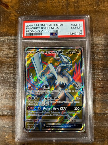 White Kyurem-GX graded PSA 8 for sale on eBay