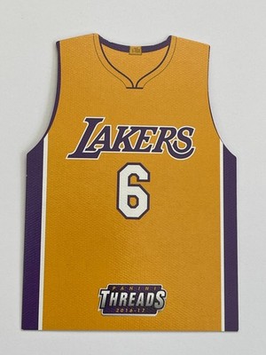 2016-17 Panini Threads Lakers Jordan Clarkson Team Die-Cut Jersey #9