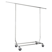 Reise-Rollst&auml;nder Klappst&auml;nder Konfektionsst&auml;nder chrom, verstellbar