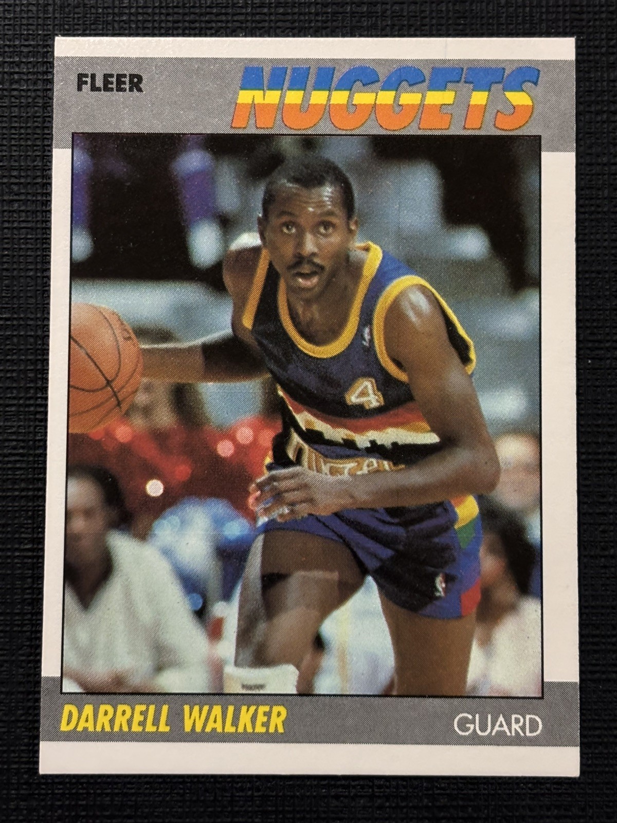 1987-88 Fleer Basketball #117 Darrell Walker Denver Nuggets