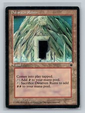 Magic: the gathering Fallen Empires Dwarven Ruins Uncommon MTG tcg
