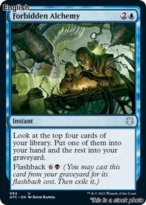 Forbidden Alchemy [AFC - 84] Commander: Adventures in the Forgotten Realms
