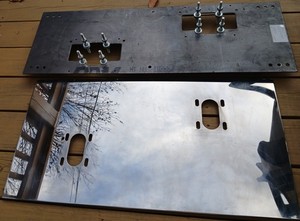 Haws 1001HPS Drinking Water Fountain Wall Mount Bracket Stainless Steel Cover