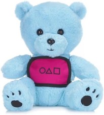Squid Games Soft Toy Blue Challenge Bear 9 Inch Squid Games Toy Plush