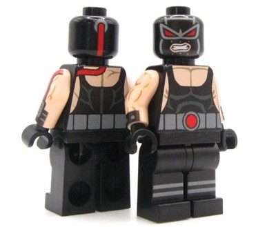 Custom Batman Animated Series Bane Printed on Official LEGO  parts