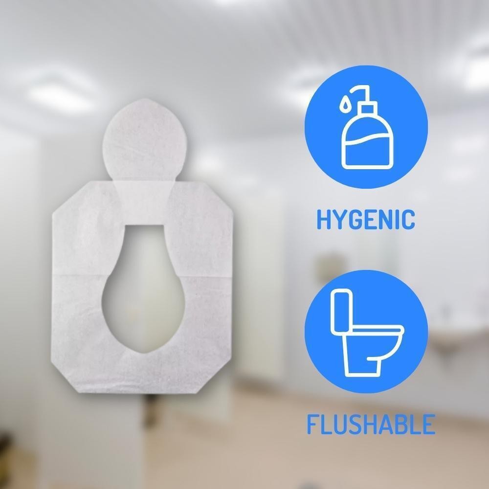 Disposable Toilet Seat Covers Virgin Paper 14Gsm 14"x17"1/2-Fold 250000 Qty