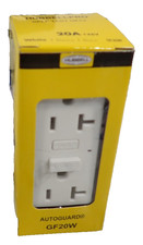 1 NEW - Hubbell Wiring Systems GF20W Pro GFCI 20A 125VAC White NEMA 5-20R