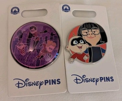 NEW Disney Parks Incredibles 2 Pin Set Jack Jack Edna Violet Dash 