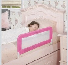 Dream On Me Childs Mesh Security Bed Rail Color Pink New