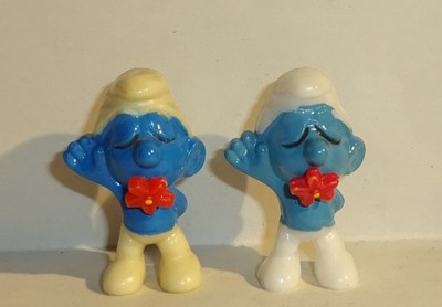 TRÄUMER SCHLUMPF *schlierig* E. D. D. S. Schlümpfe 1983 ORIGINAL