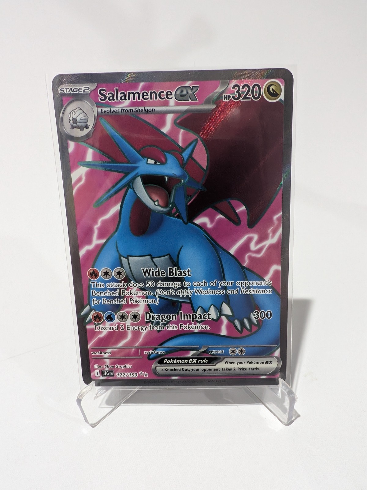 Salamence ex 177/159 Journey Together Pokemon NM