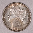 1890-S Morgan SILVER One-Dollar Coin, Very Fine Condition