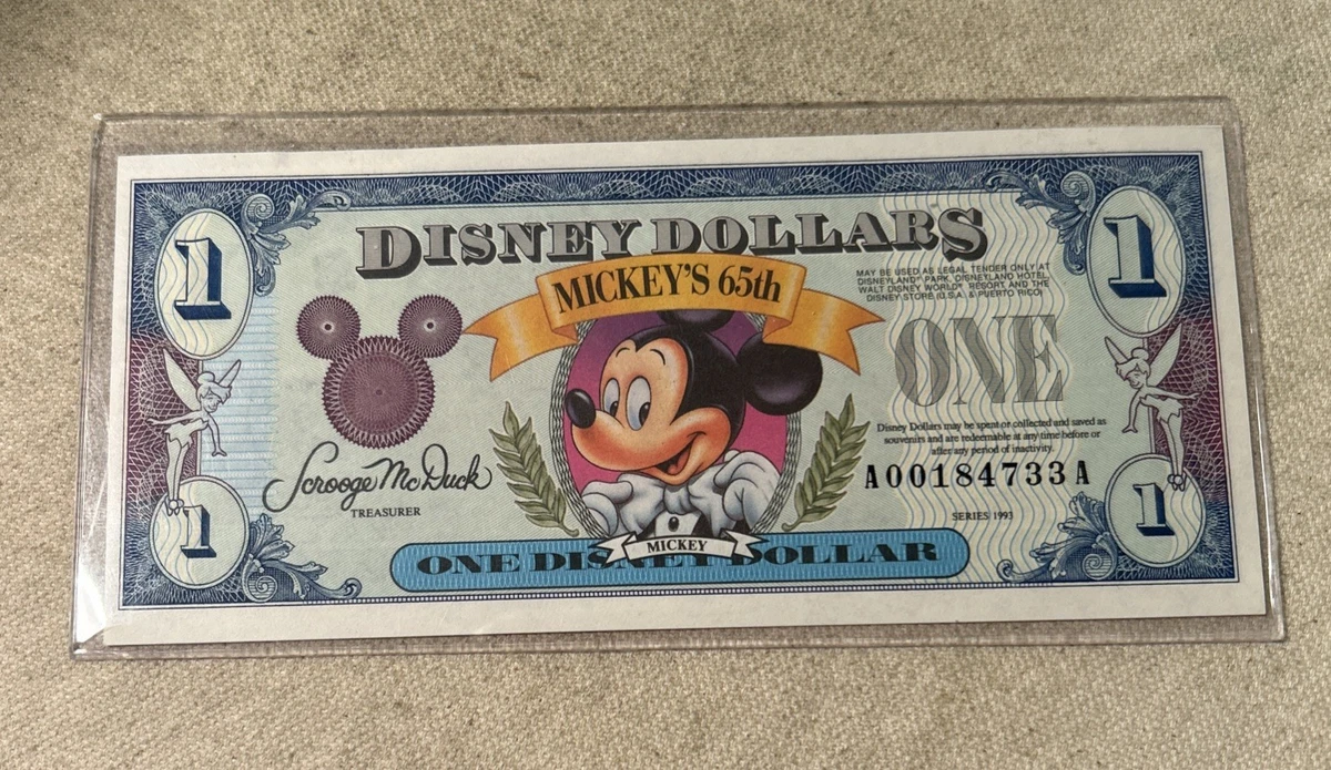 1993 Disney Dollar for sale | eBay
