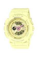 Unused CASIO Baby-G BA-110AH-9AJF Yellow Analog Digital Women's Watch  in Box