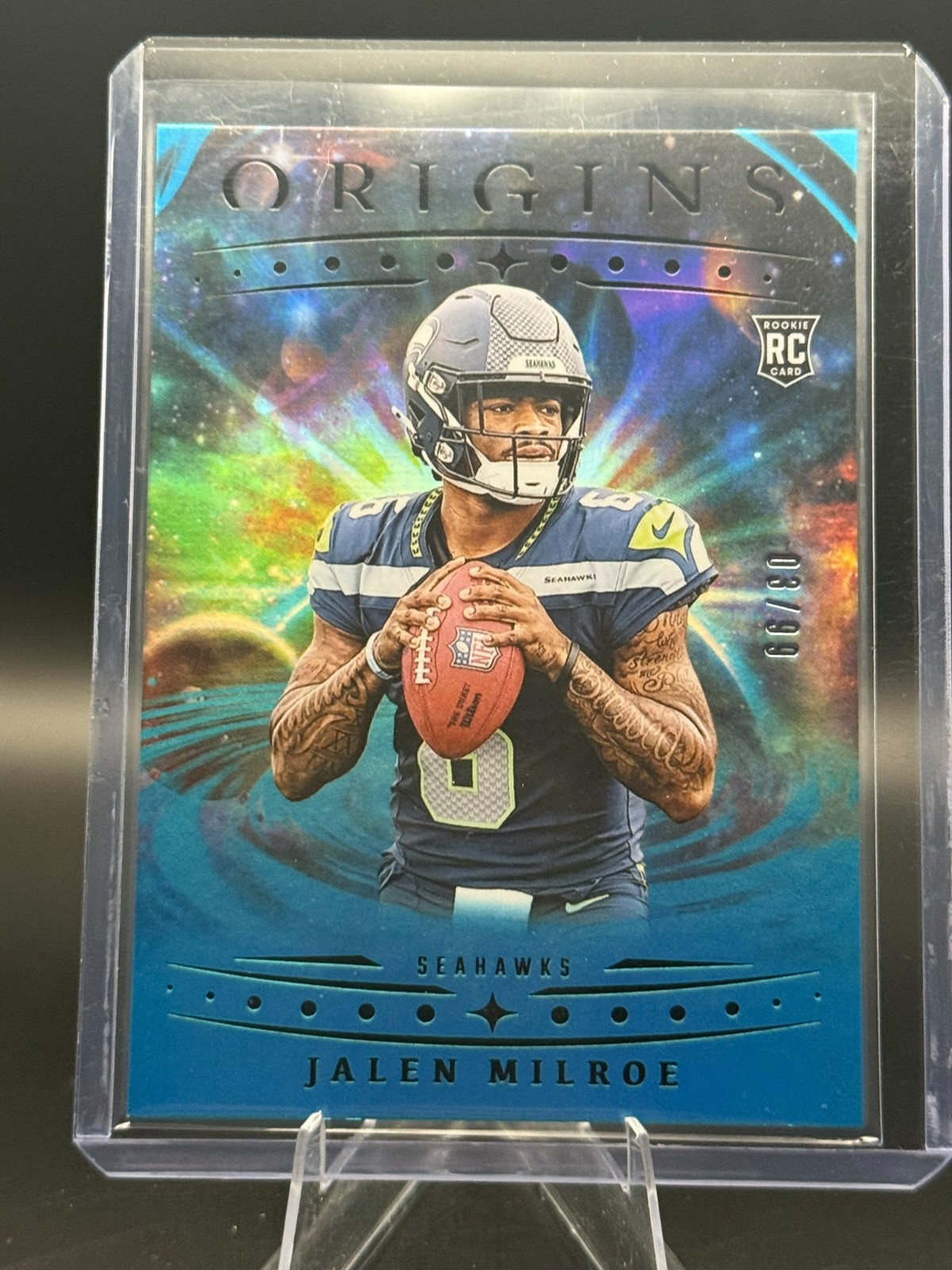 2025 Origins Jalen Milroe #103 HOLO Turquoise 3/99