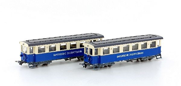 Hobbytrain H43107 | 2-tlg. Personenwagenset der Zugspitzbahn, Epoche V-VI Spur H