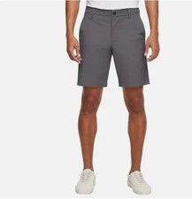 NWT Banana Republic Men's 36 Stretch Chino Shorts 9" Inseam Gray Quick Dry P1026