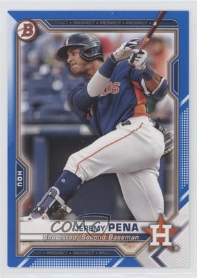 2021 Bowman Prospects Blue Border 108/150 Jeremy Pena #BP-11 o7m